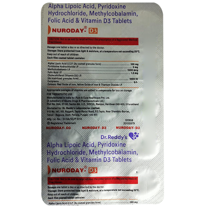 Nuroday-D3 Tablet