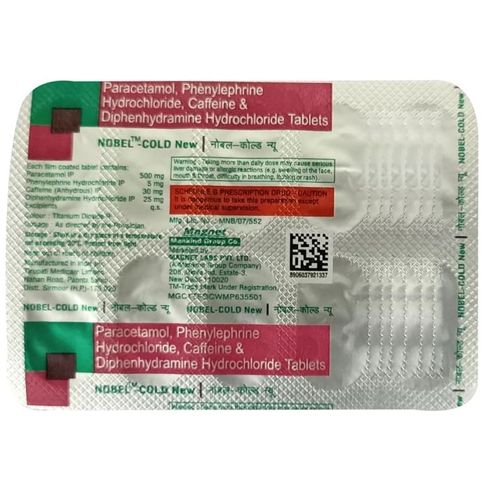 Nobel Cold New Tablet