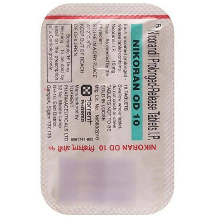 Nikoran OD 10 Tablet PR