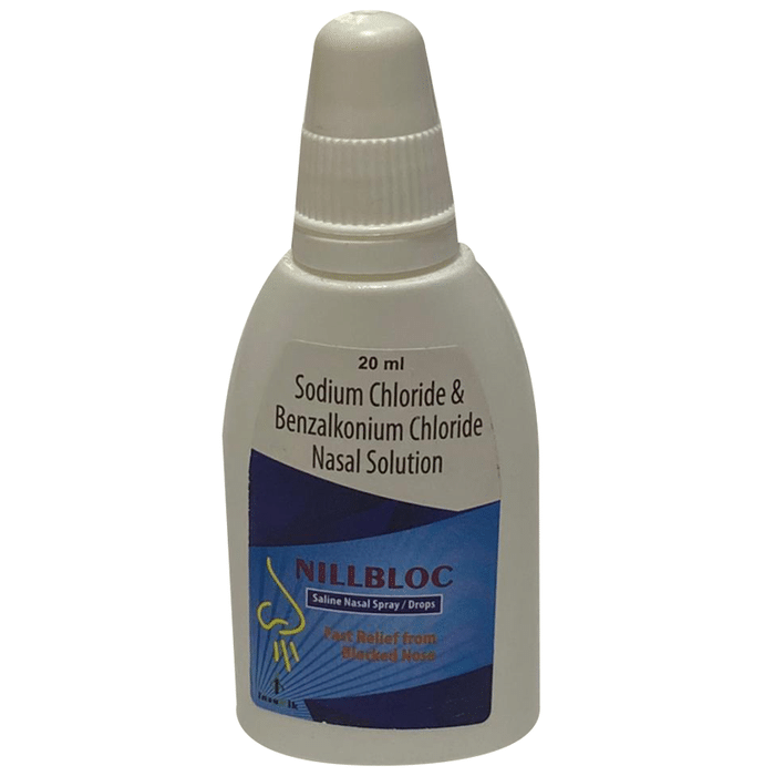 Nillbloc Saline Nasal Spray/Drop