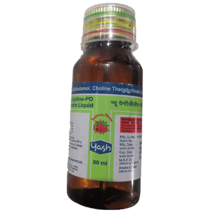 New Ventiphylline PD 1.5 mg/50 mg/0.5 mg Syrup