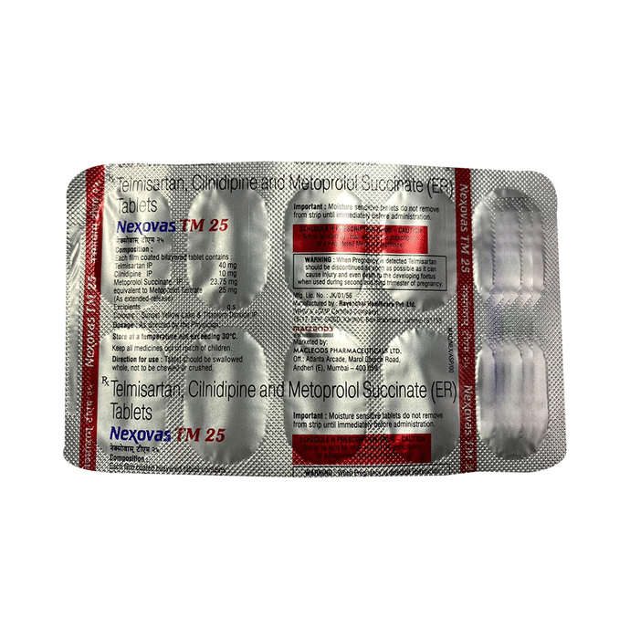 Nexovas TM 25 Tablet ER