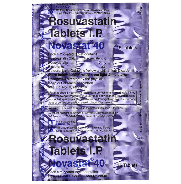Novastat 40 Tablet