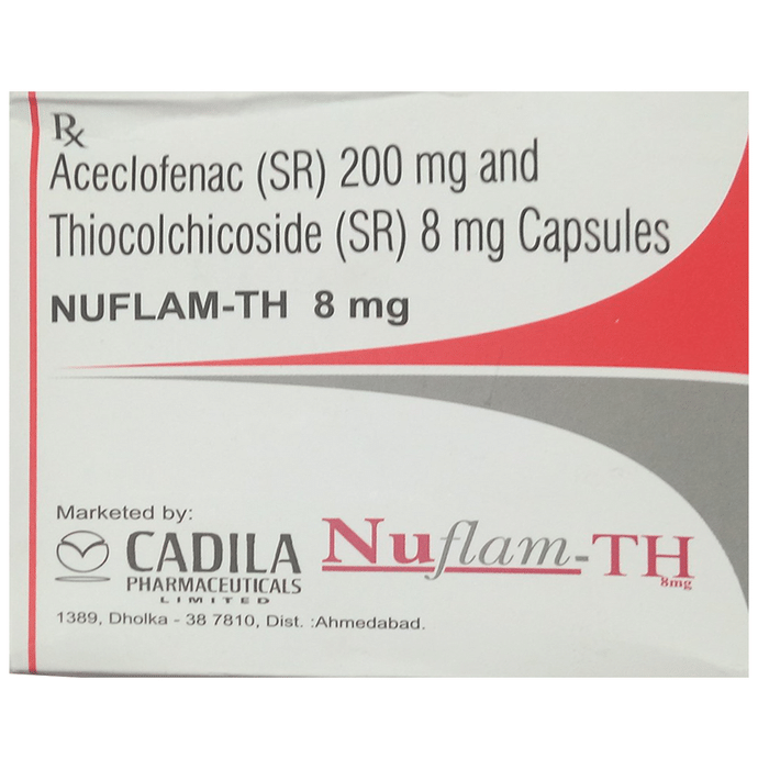 Nuflam-TH 8mg Capsule SR