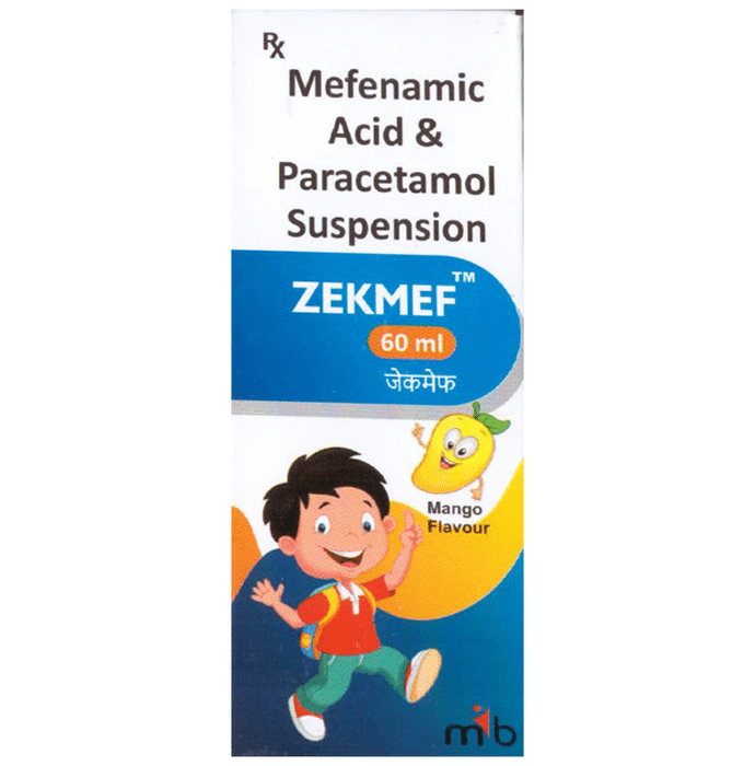 Zekmef Oral Suspension Mango