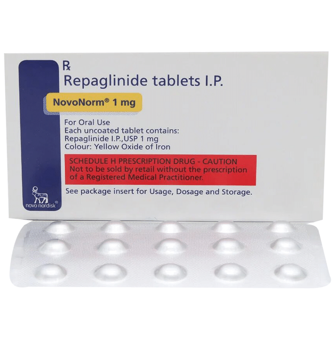 Novonorm 1mg Tablet