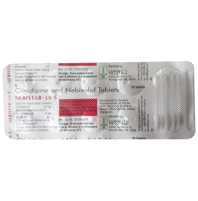 Nebistar LN 5mg/10mg Tablet