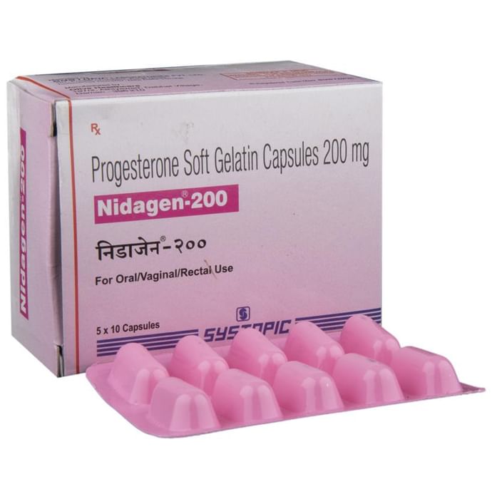 Nidagen 200 Soft Gelatin Capsule