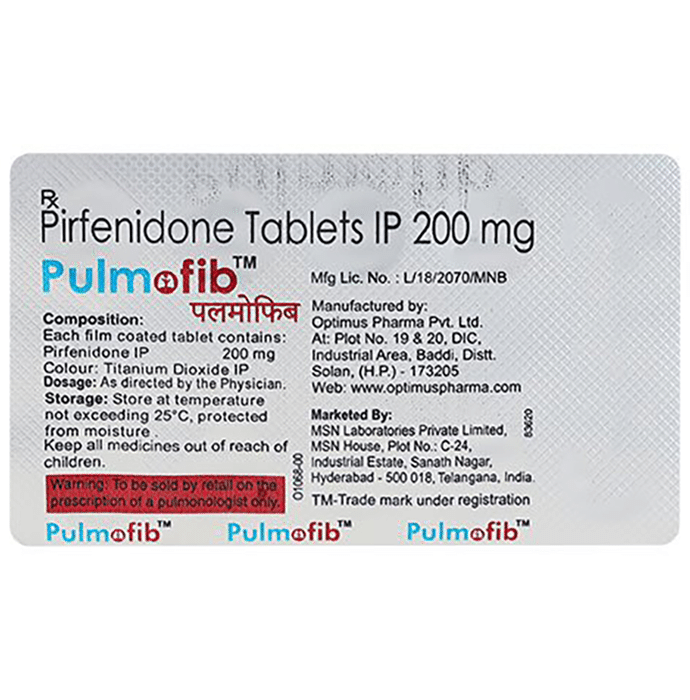 Pulmofib 200mg Tablet