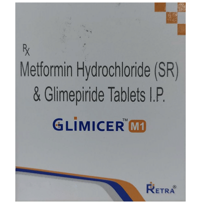 Glimicer M 1mg/500mg Tablet SR