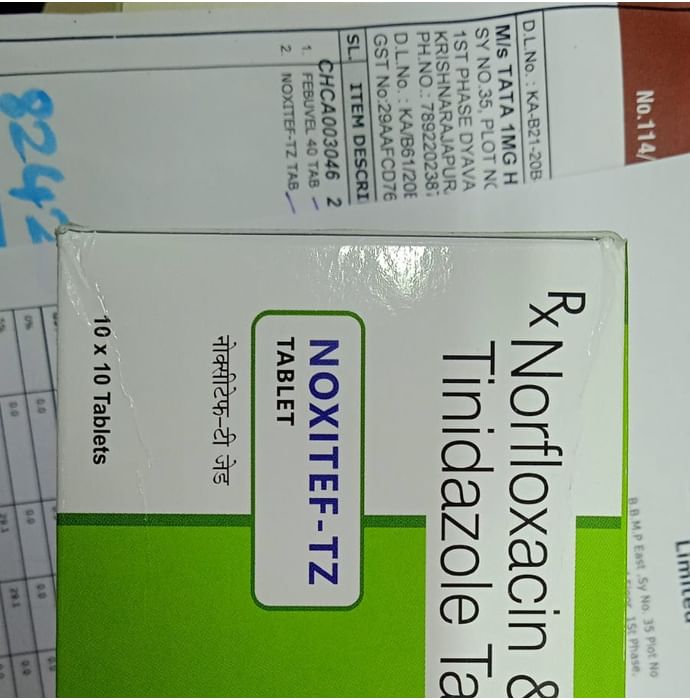 Noxitef TZ 400mg/600mg Tablet