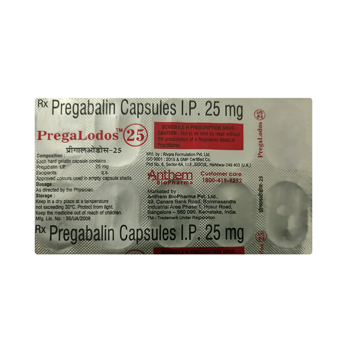 Pregalodos 25 Capsule