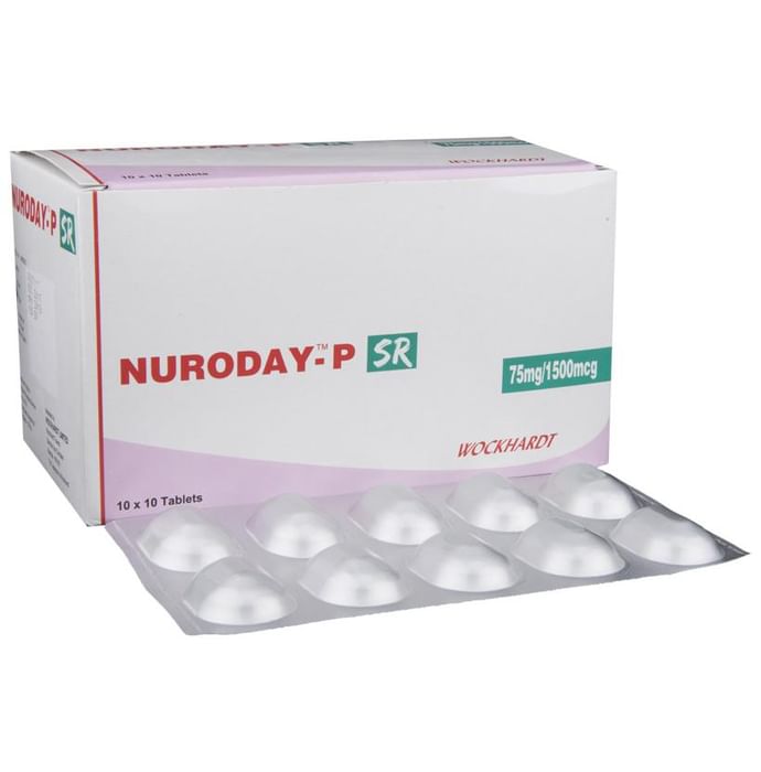 Nuroday-P SR 75mg/1500mcg Tablet
