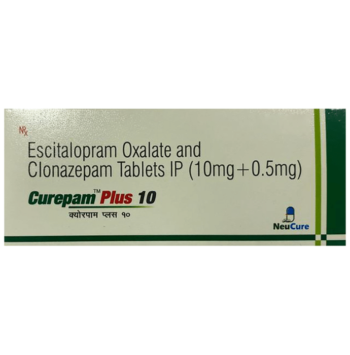 Curepam Plus 0.5mg/10mg Tablet