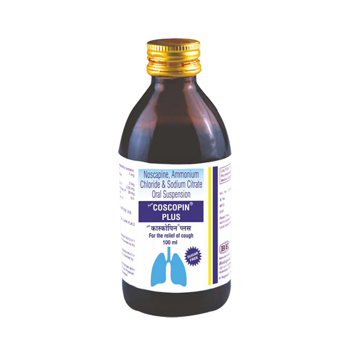 New Coscopin Plus Oral Suspension Sugar Free