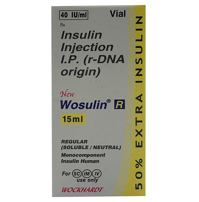 New Wosulin R Injection