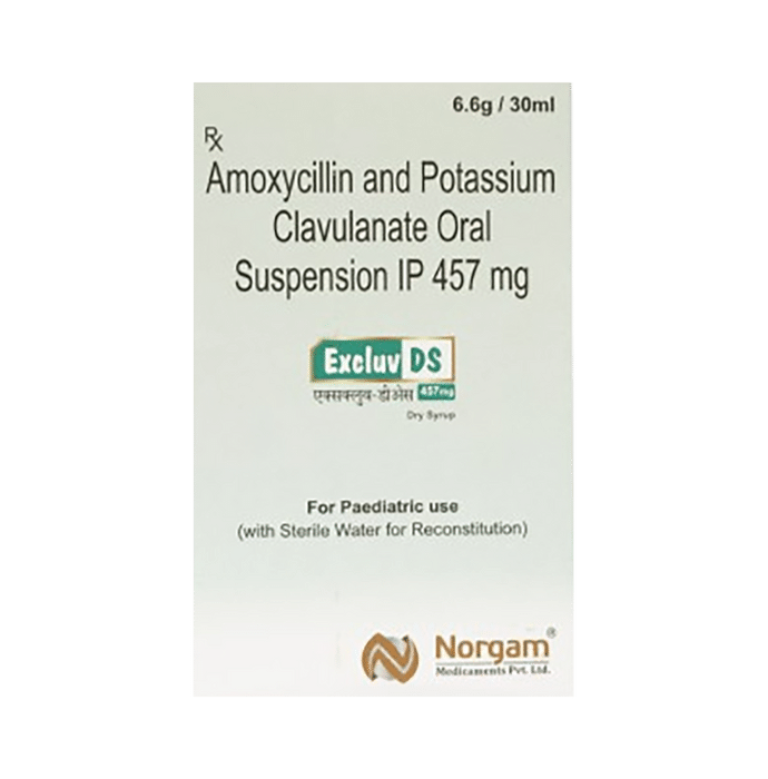 Excluv DS 457mg Dry Syrup