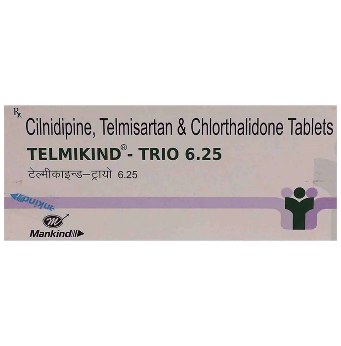 Telmikind-Trio 6.25 Tablet