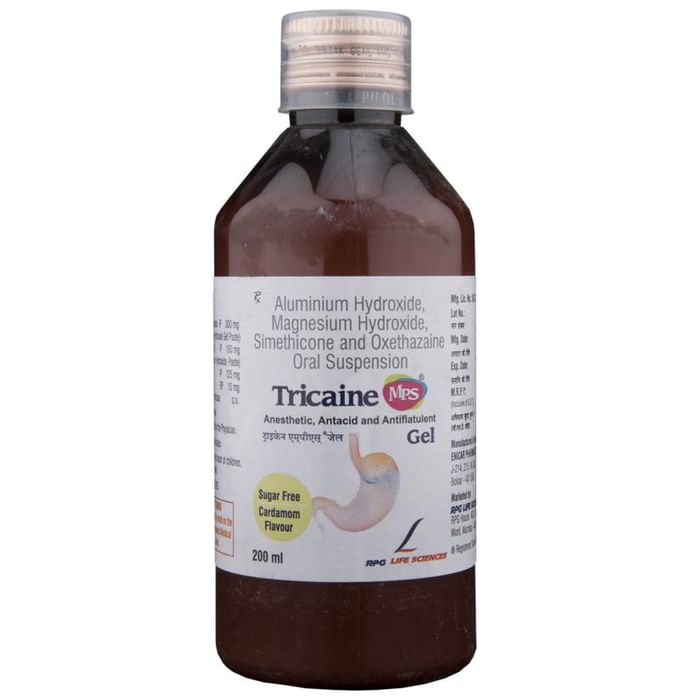 Tricaine Mps Gel Cardamom Sugar Free