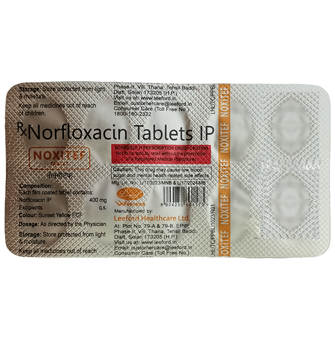 Noxitef 400mg Tablet