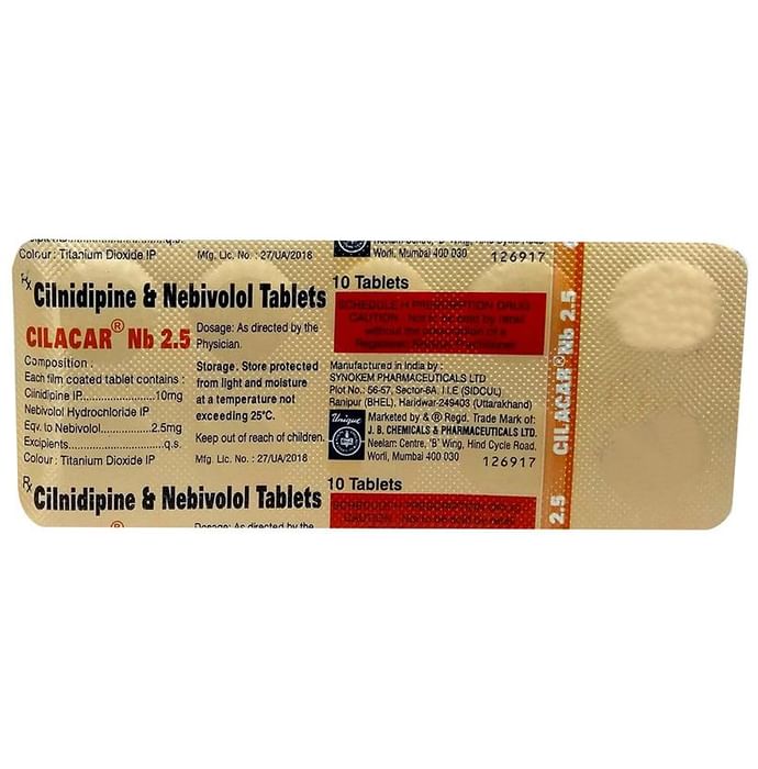 Cilacar NB 2.5 Tablet