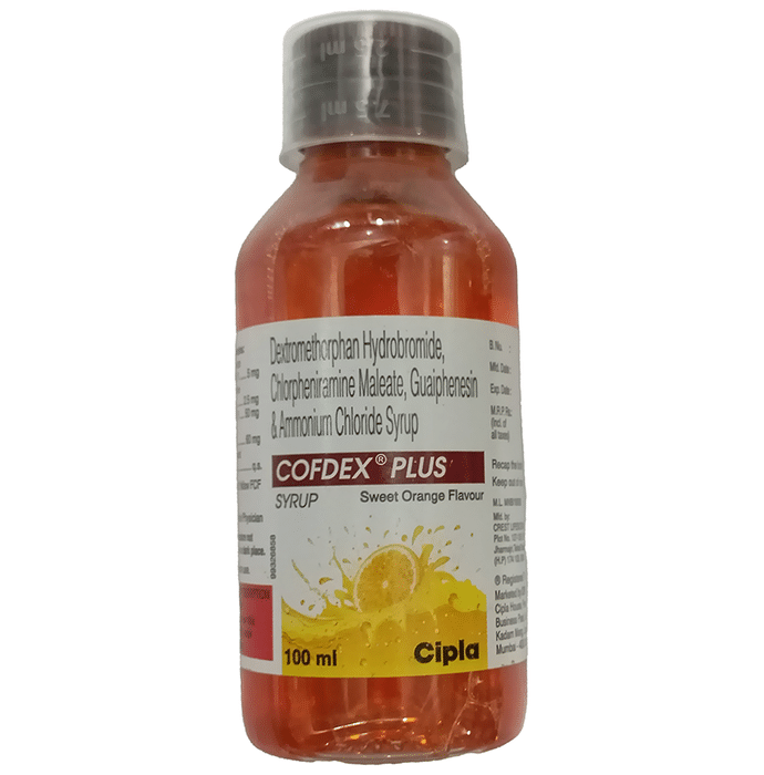 Cofdex Plus Syrup Sweet Orange