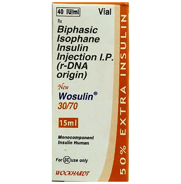 New Wosulin 30/70 Injection