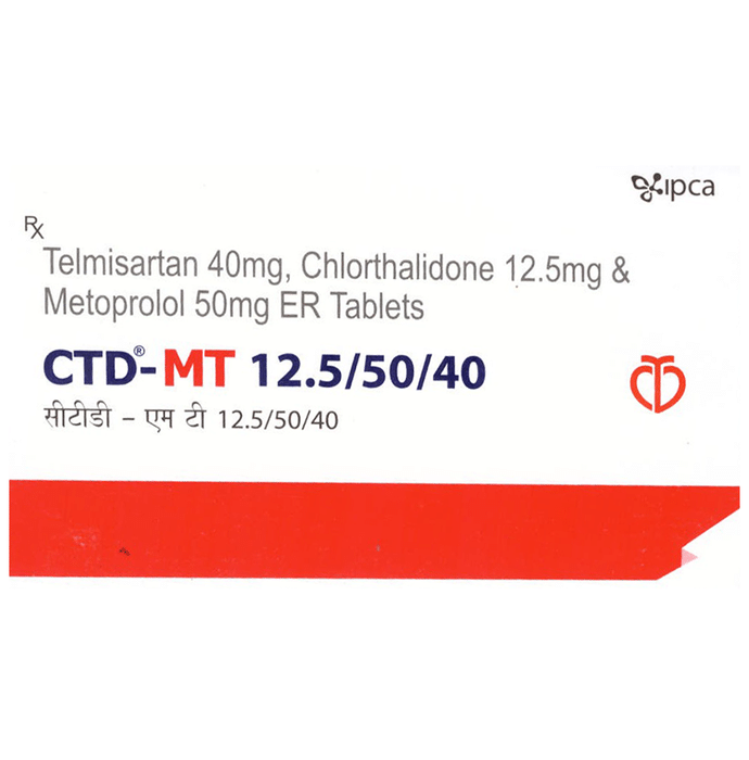 CTD-MT 12.5/25/40 Tablet ER