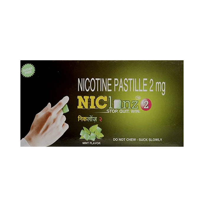 Niclonz 4 Pastilles Mint Sugar Free