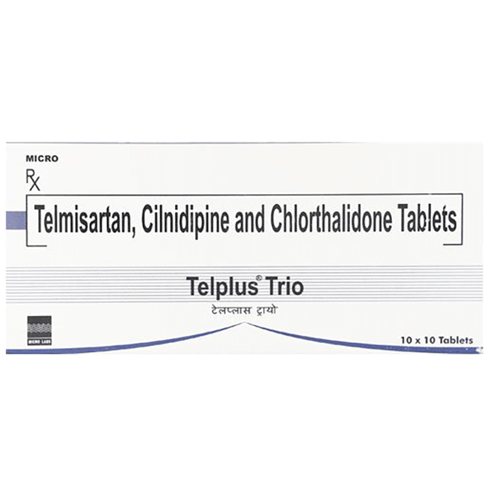 Telplus Trio 40mg/10mg/6.25mg Tablet