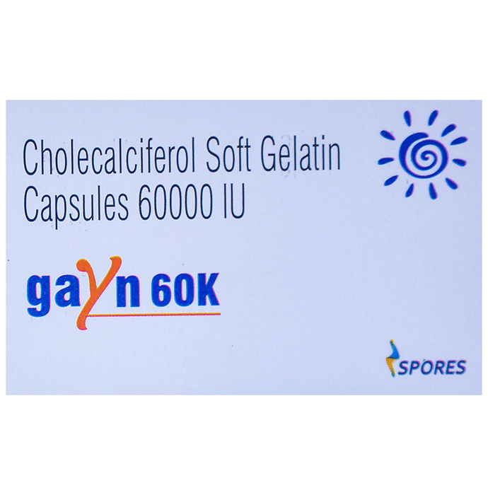 Gayn 60K Soft Gelatin Capsule