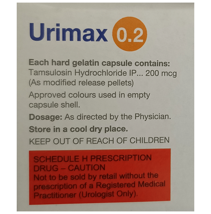 Urimax 0.2 Capsule MR