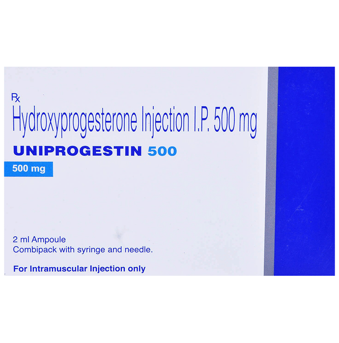 Uniprogestin 500mg Injection