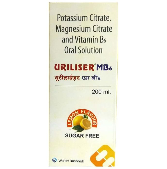 Uriliser MB6 Oral Solution Lemon Sugar Free