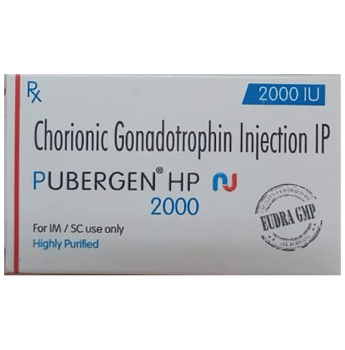 Pubergen HP 2000IU Injection