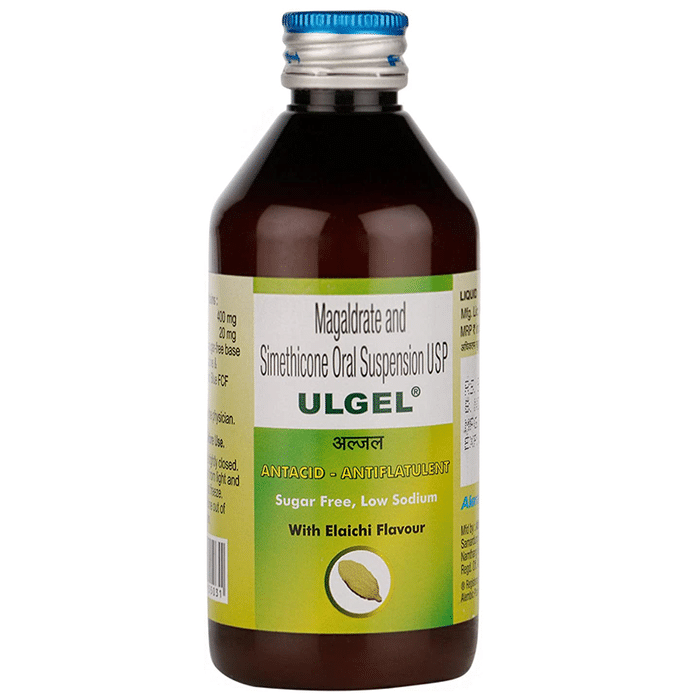 Ulgel Oral Suspension Elaichi Sugar Free