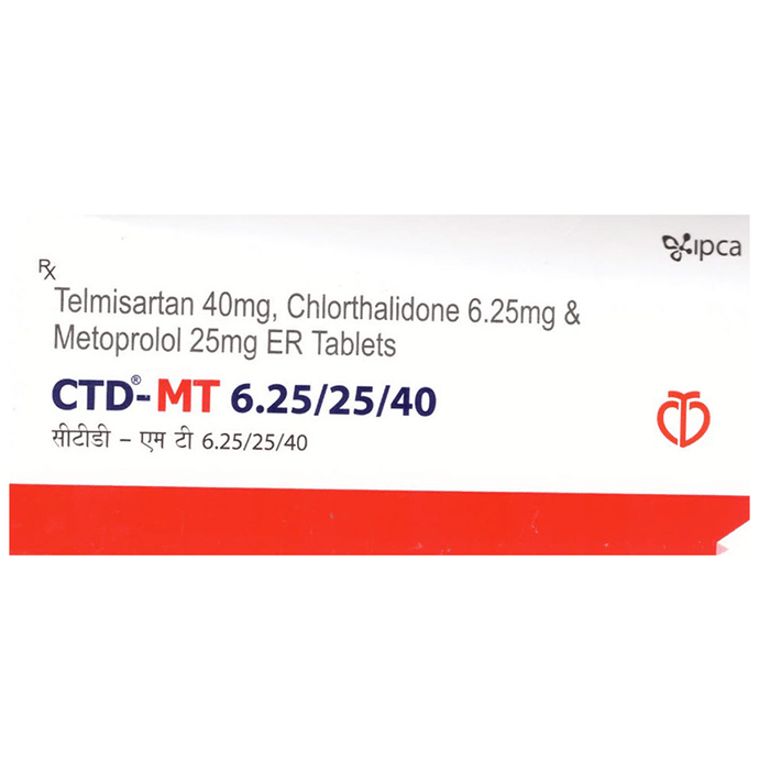 CTD-MT 6.25/25/40 Tablet ER