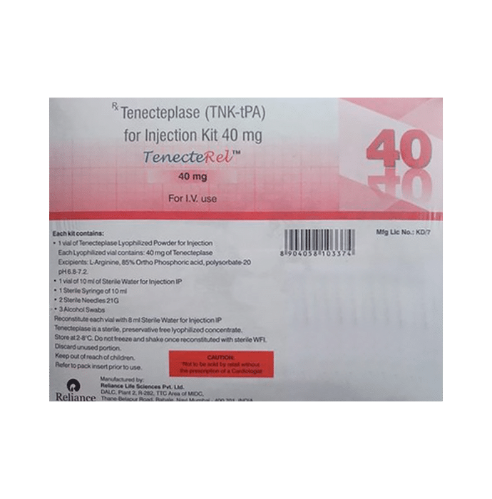 Tenecterel 40mg Injection Kit