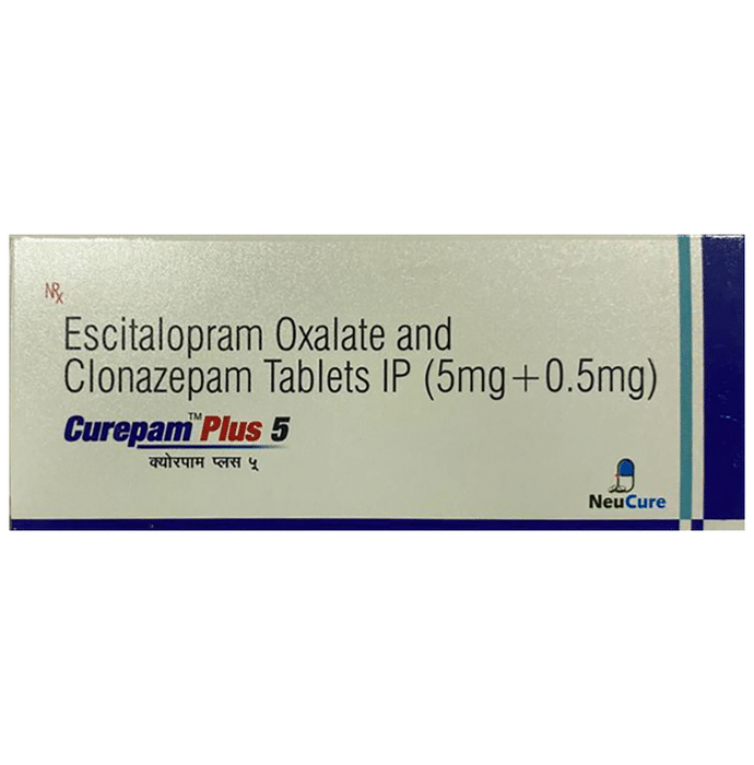 Curepam Plus 0.5mg/5mg Tablet