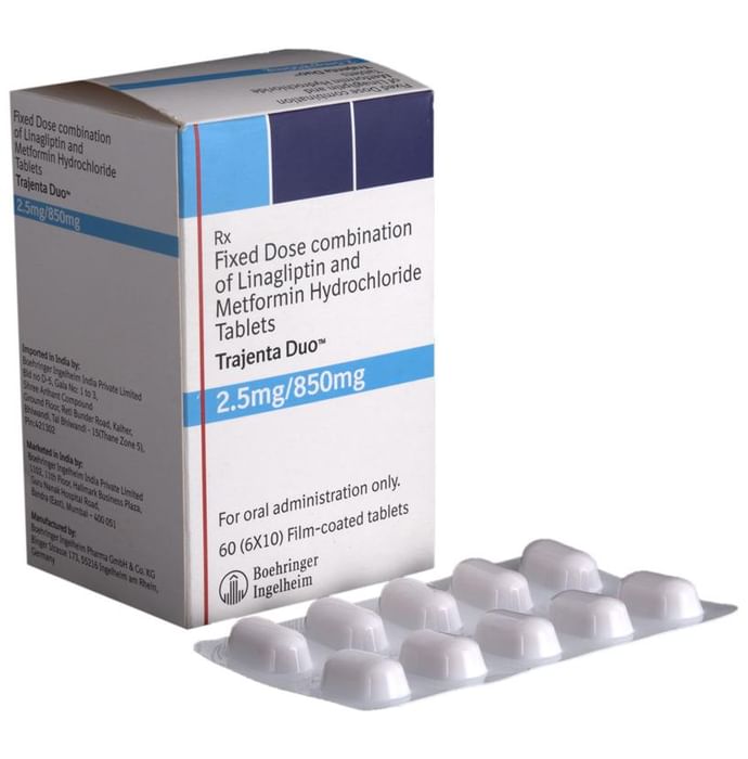 Trajenta Duo 2.5mg/850mg Tablet