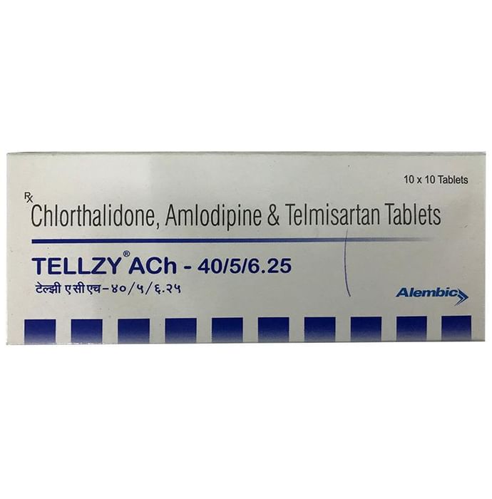Tellzy Ach 40/5/6.25 Tablet