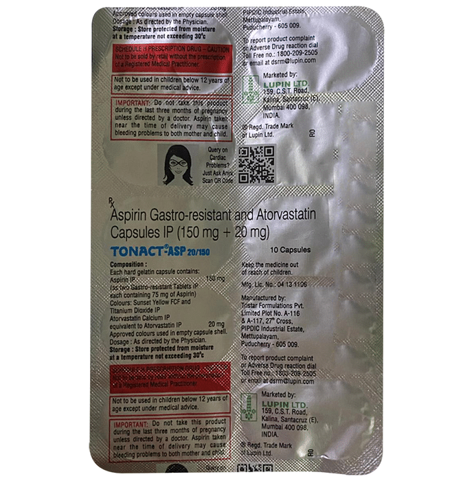 Tonact-ASP 20/150 Capsule