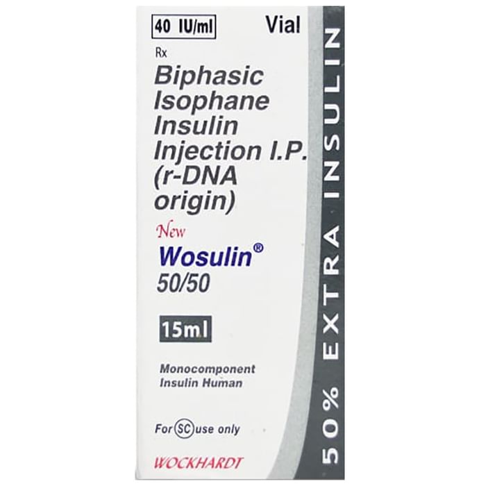 New Wosulin 50/50 Injection