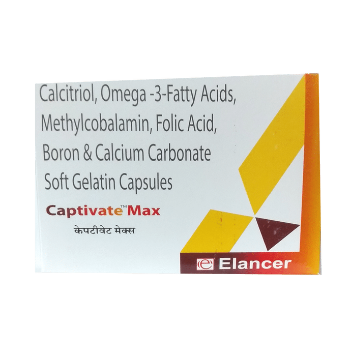 Captivate Max Soft Gelatin Capsule