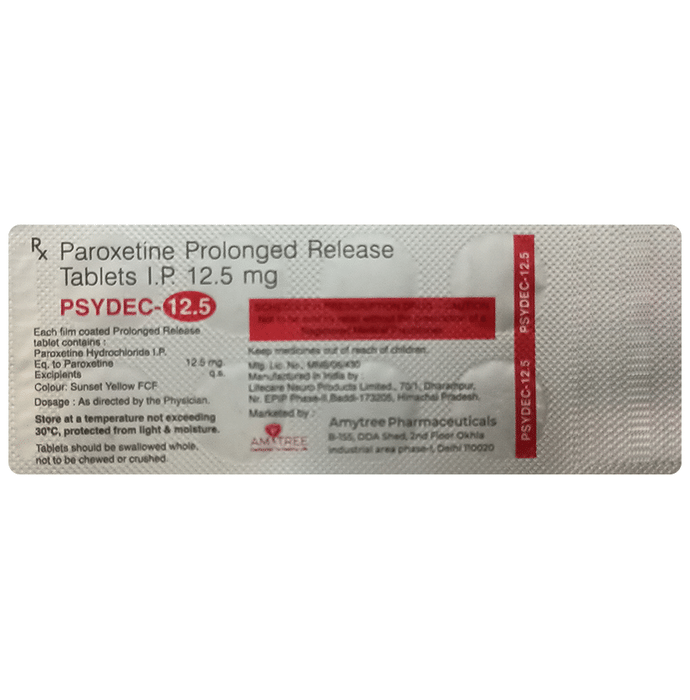 Psydec 12.5 Tablet PR