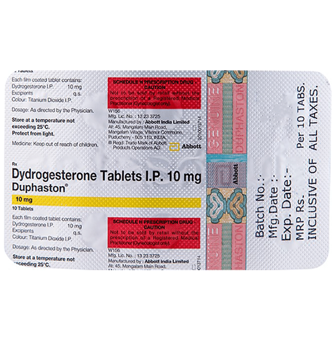 Duphaston 10mg Tablet