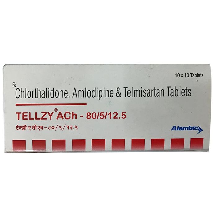 Tellzy Ach 80/5/12.5 Tablet