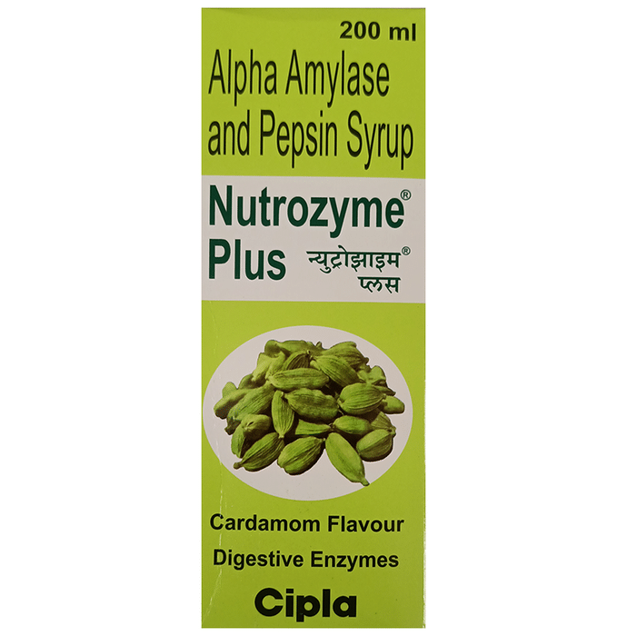 Nutrozyme Plus Syrup Cardamom