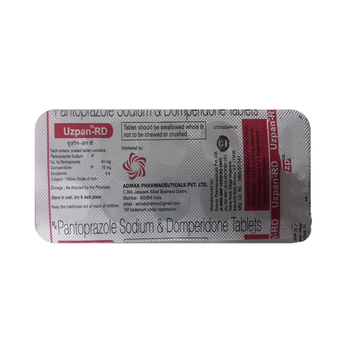 Uzpan RD 10mg/40mg Tablet