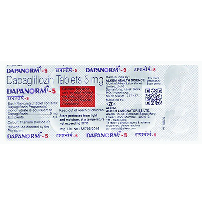 Dapanorm 5mg Tablet